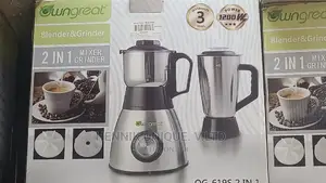2 in 1 Wngreat Stainless Grinder and Jar Blender-Silver