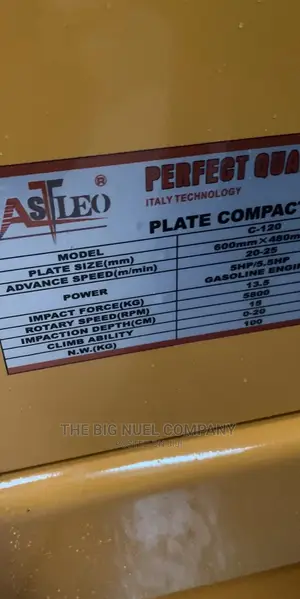C120 Plate Compactor Machine