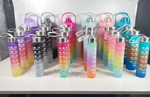 4 in 1 Inspirational Water Bottle
