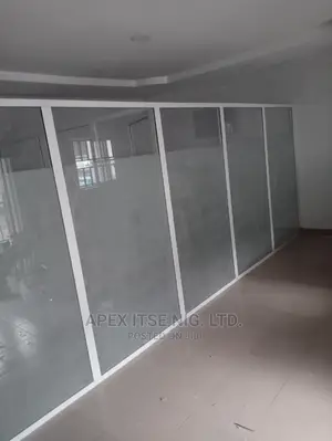 Office Partition Using Alum/Glass