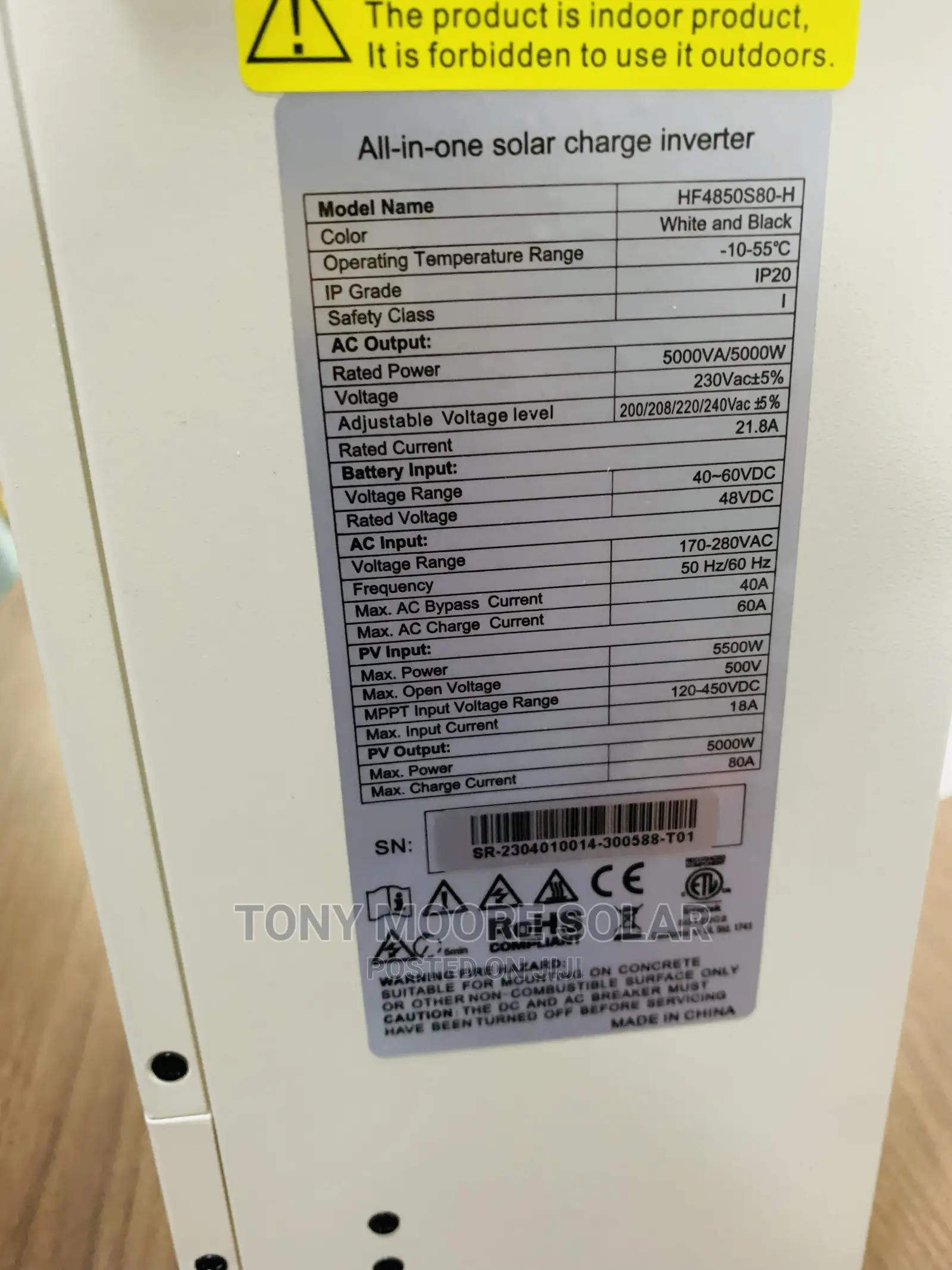 Solar Inverter SRNE