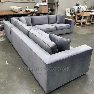 High Quality Velvet Lshape Sofa Chair
