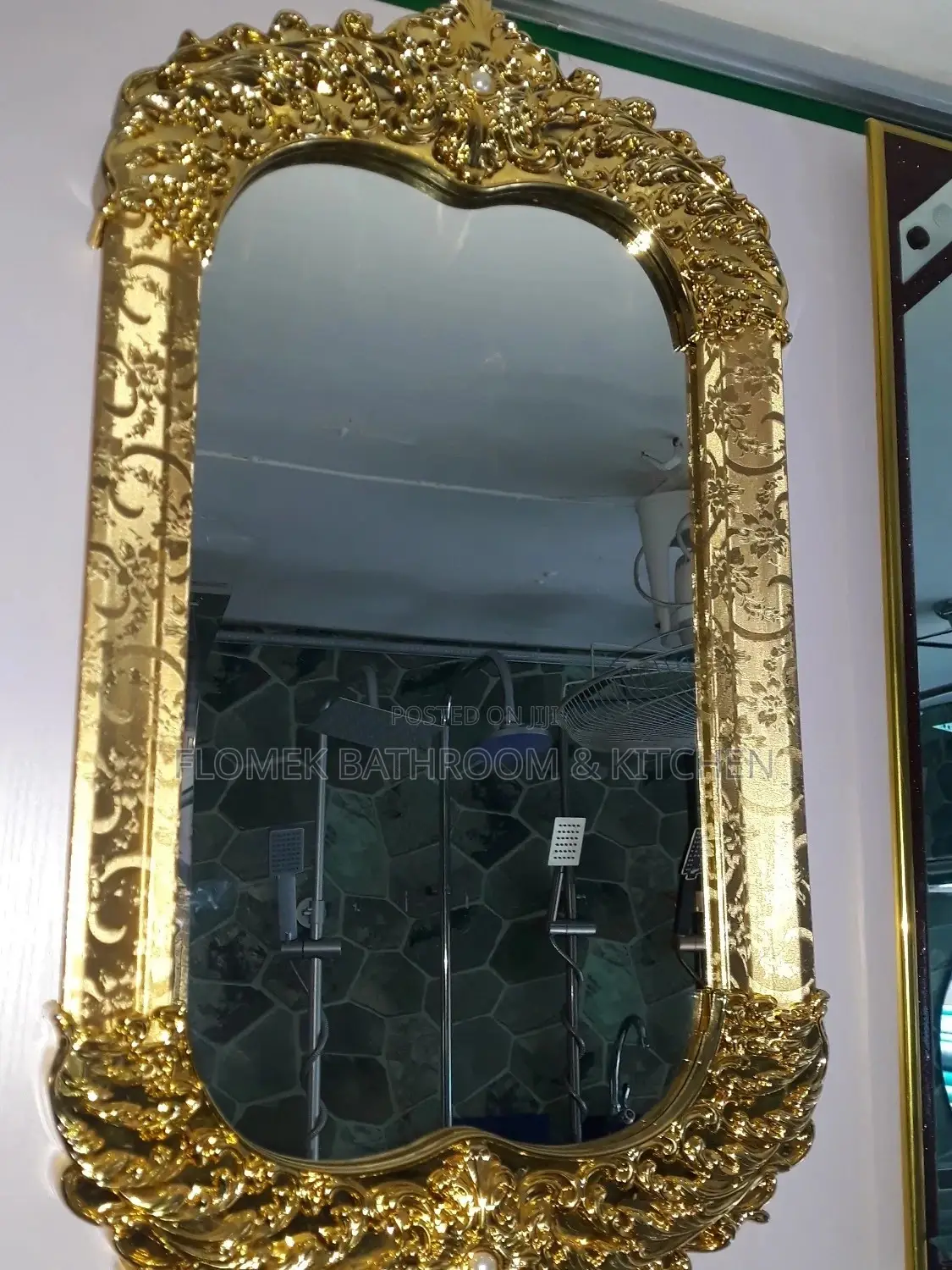 Golden Frame Mirror