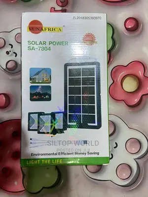 Solar Power With 3 Bulbs