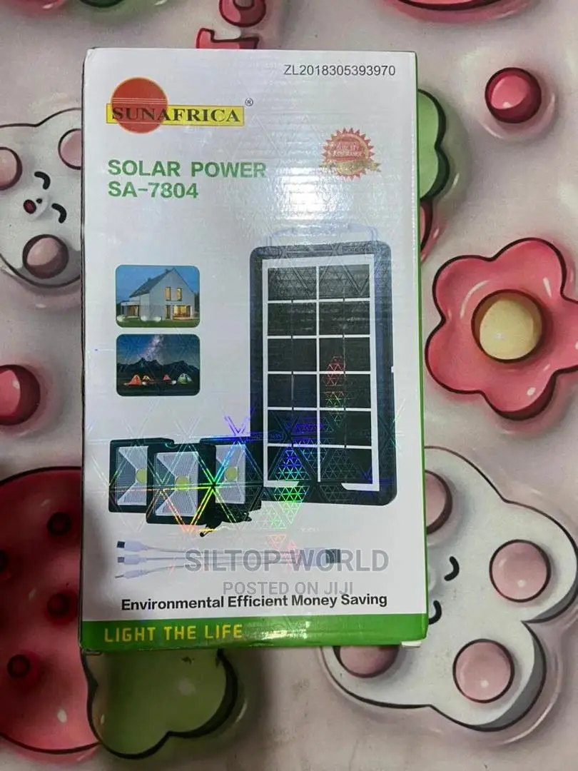 Solar Power With 3 Bulbs