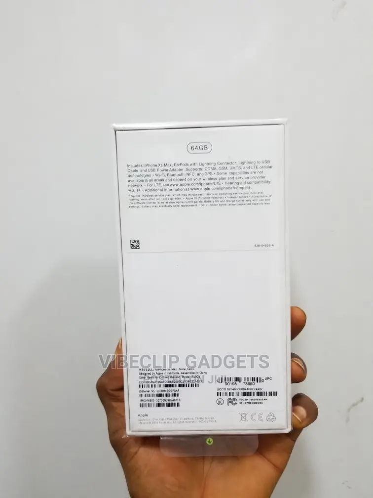 New Apple iPhone XS Max 64 GB White
