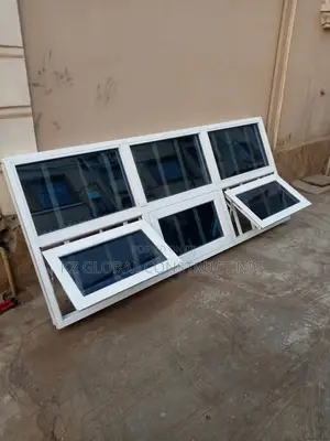 White Color Aluminum Fixlight With Inner Burglary