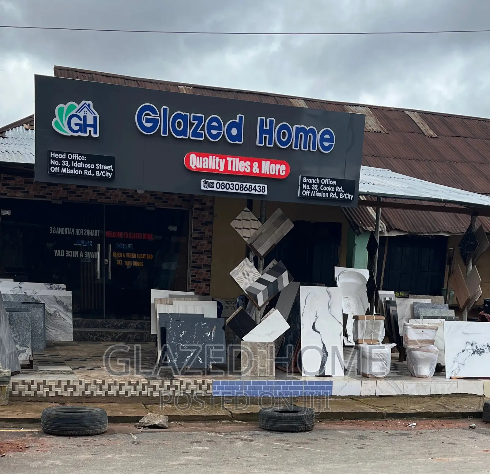 Quality Tiles, Doors, Plumbing at Your Door Step