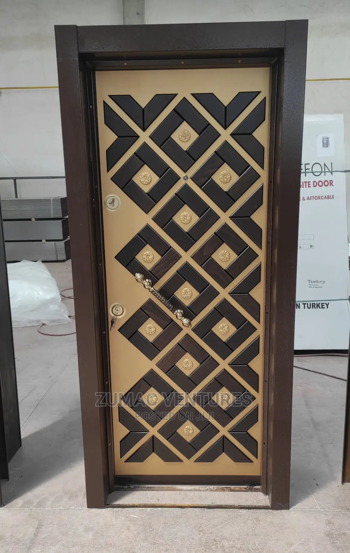 Gold Color 3ft Security Doors