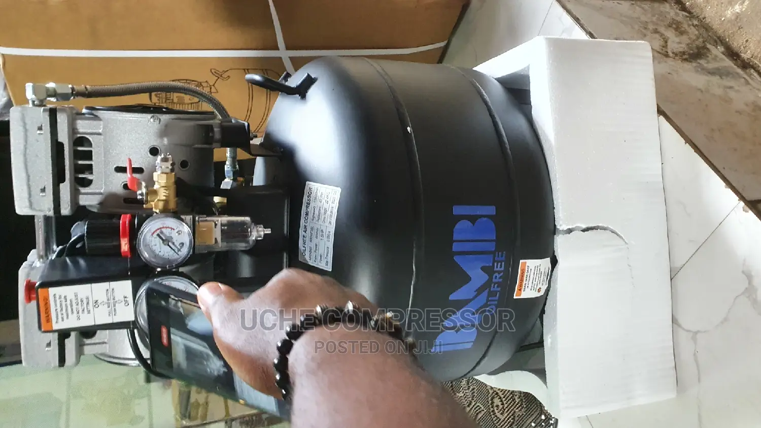 Oil Free Air Compressor 35L 1.5hp