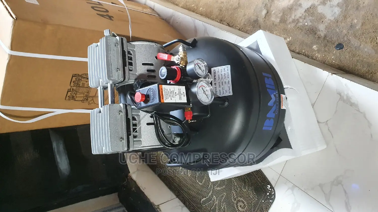 Oil Free Air Compressor 35L 1.5hp