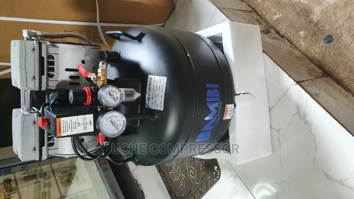 Oil Free Air Compressor 35L 1.5hp