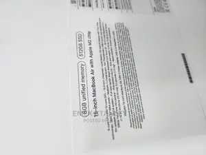 New Laptop Apple MacBook Air 8GB Apple M2 SSD 512GB