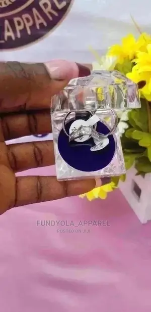 Sliver Wedding Rings Set