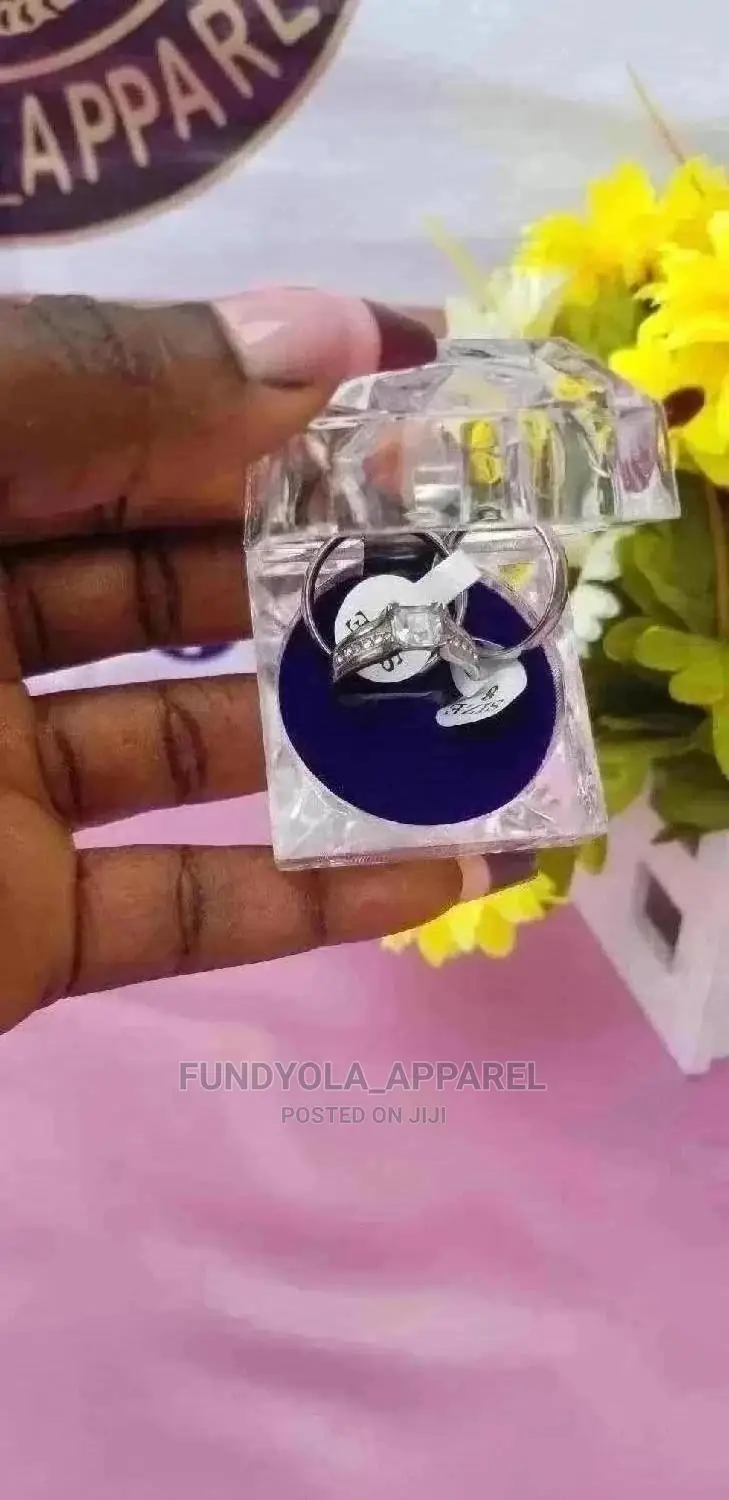 Sliver Wedding Rings Set