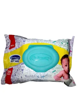 Dr Brown Baby Wipes - 120 Counts