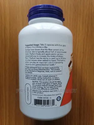 Now Psyllium Husk Capsules 700mg X 180