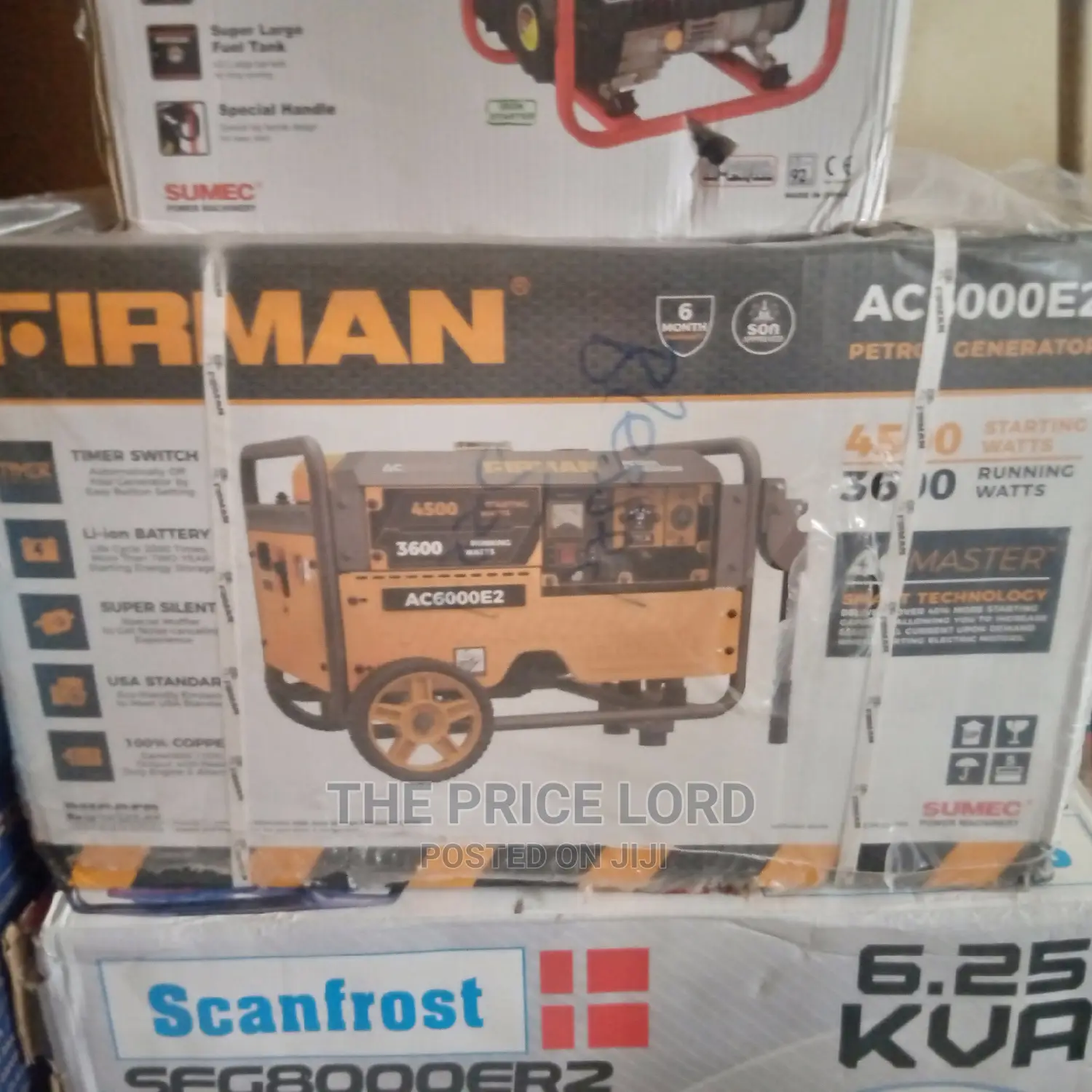 Firman Generator Ac6000e2