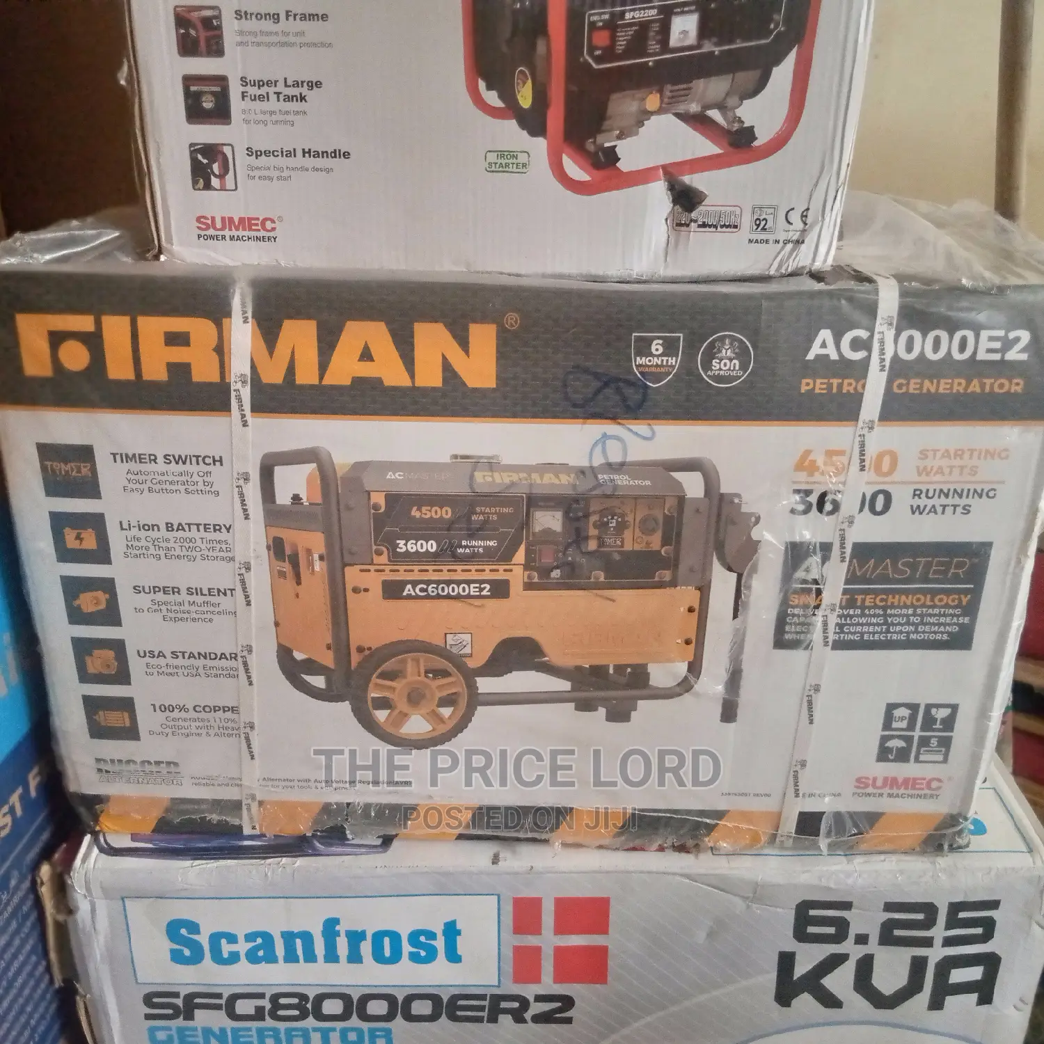 Firman Generator Ac6000e2