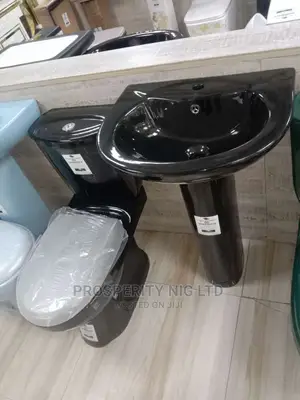 Complete Black Top Flush Wc