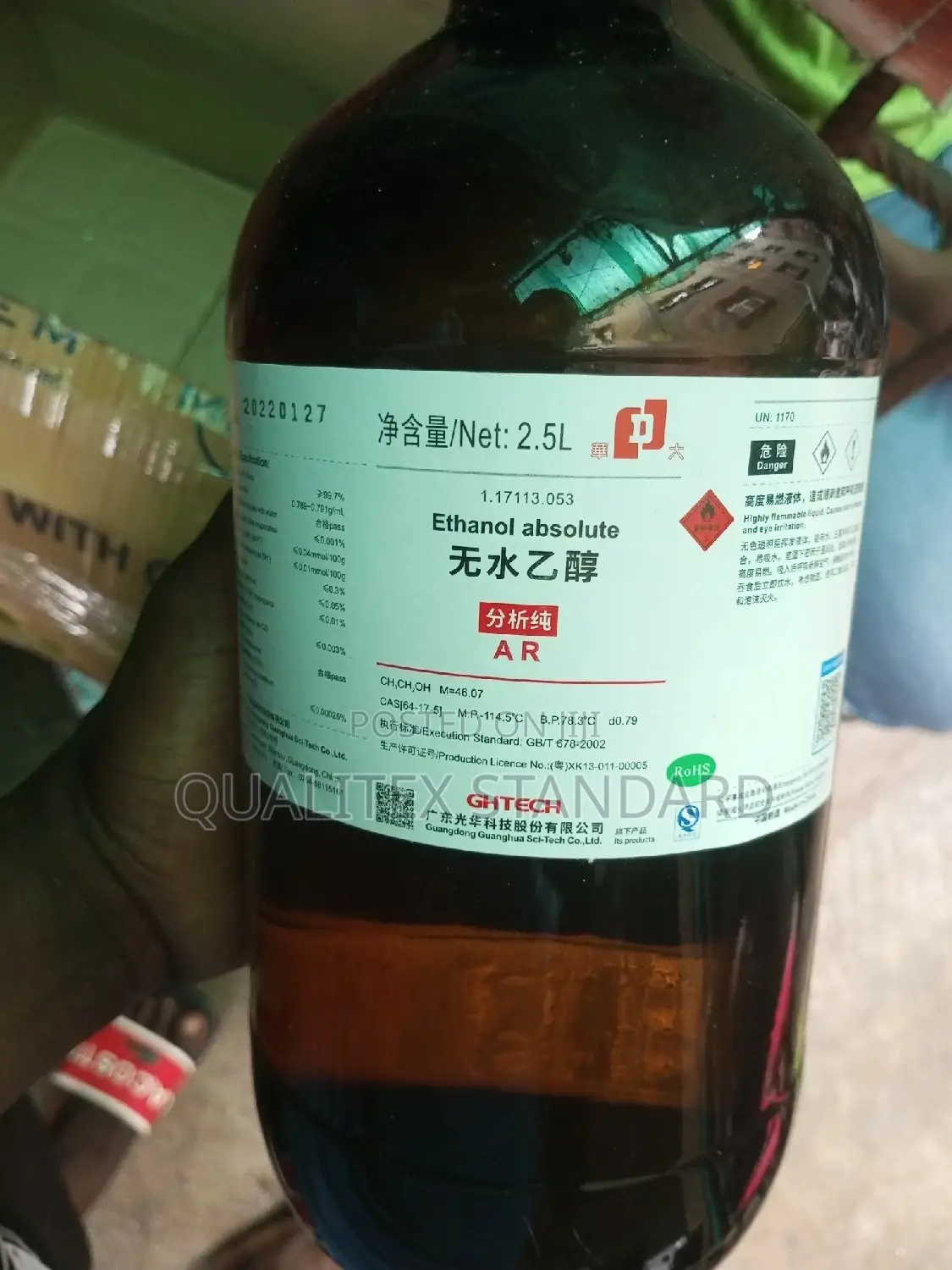Ethanol Absolute Ar Grade (Gh Tech)