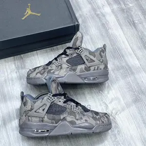High Quality Air Jordan 4 Retro “ Camo “ Sneakers