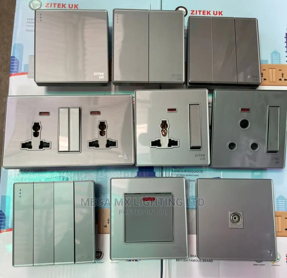 UK Glossy Switches And Sockets