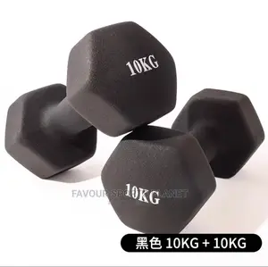 Photo - 10kg PVC Hex Dumbbell Available in Port Harcourt