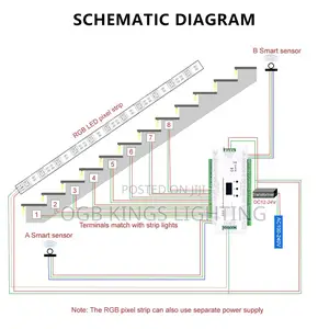 Stair Light Controller Kit Stairway Lighting
