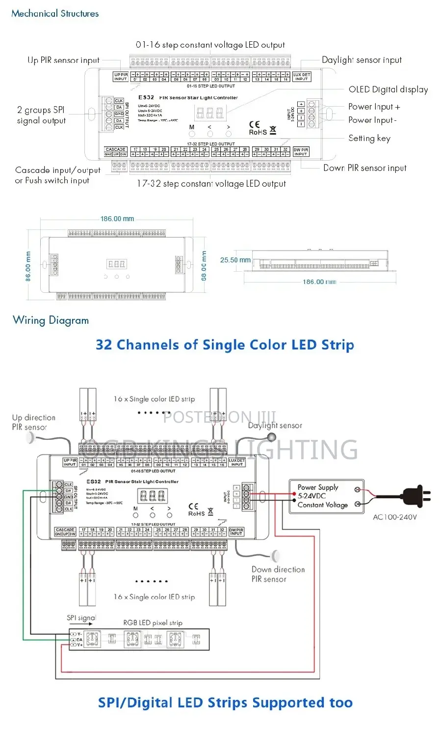 Stair Light Controller Kit Stairway Lighting