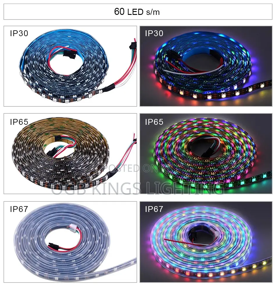 10METERS WS3812B RGB Led Strip Light