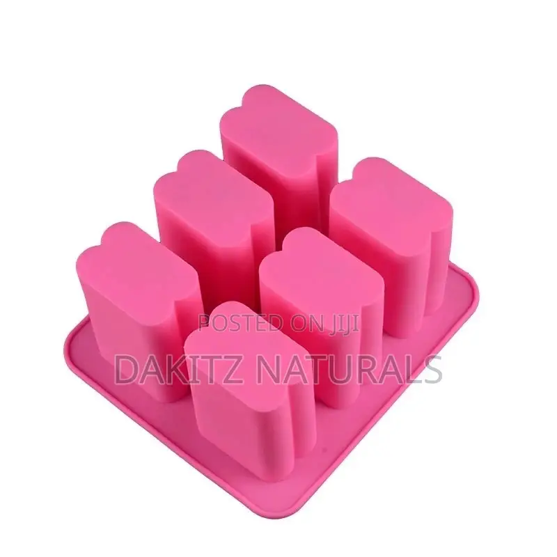 Silicone Soap Mold 6 Cavities