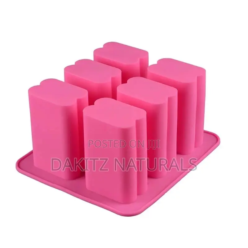 Silicone Soap Mold 6 Cavities