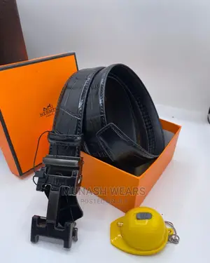 Quality Hermes X ZEGNA Leather Belt