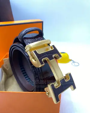 Quality Hermes X ZEGNA Leather Belt