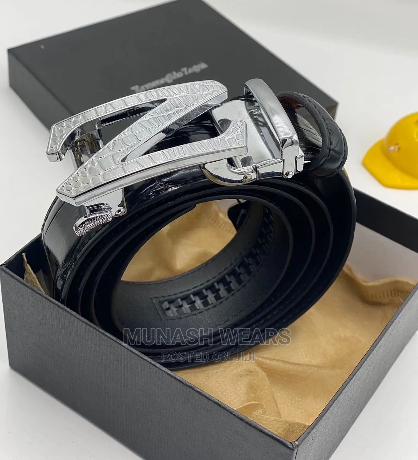 Quality Hermes X ZEGNA Leather Belt