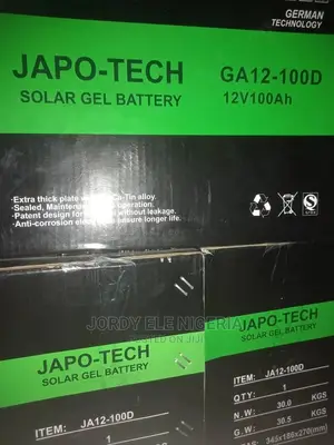 Japo-tech Inverter/Solar Battery 12v-100a