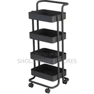4 Tiers Movable Kitchen Cart