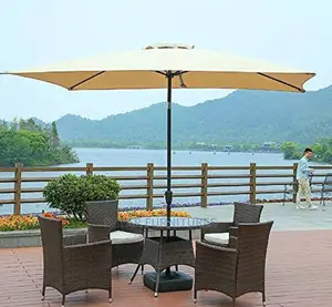 Set of Outside Garden Umbrella