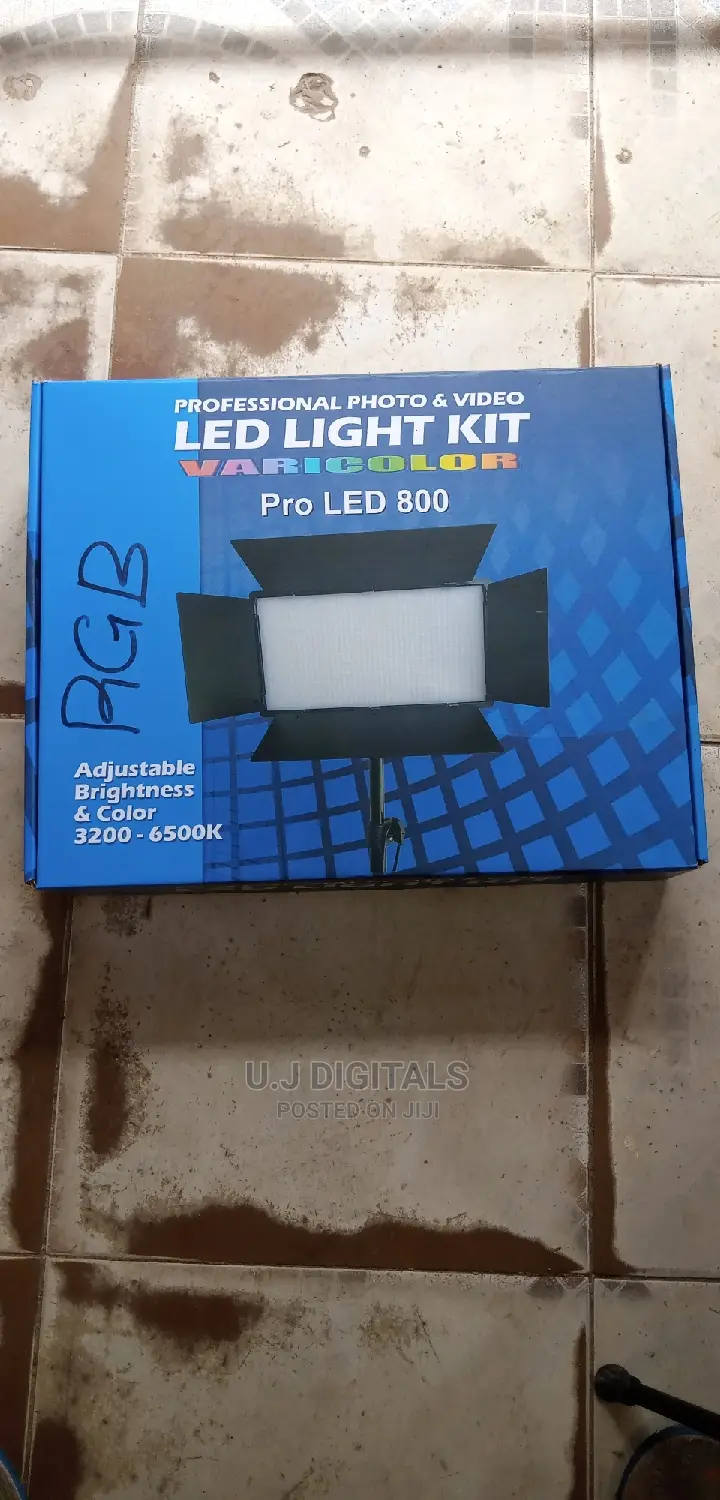 Pro LED 800 RGB Professional Video Light and Stand - U.J DIGITALS Price ...