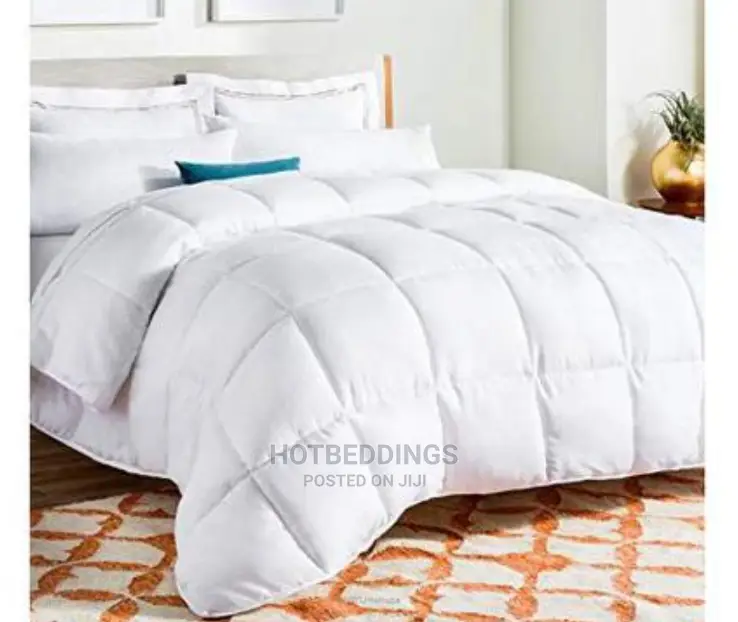 Durable Duvet, Bedsheet And 4 Pillowcases