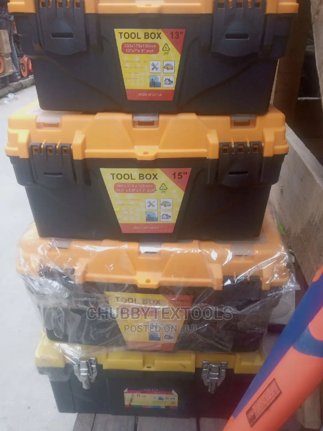 Plastic Empty Toolsbox