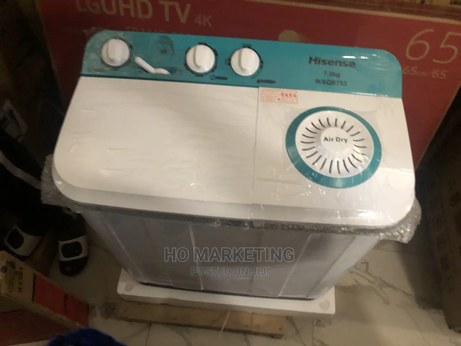 Hisense Washing Machine 7.5kg- Adjustable Legs
