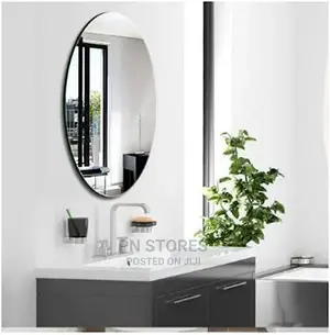 Unbreakable Acrylic Reflective Oval Mirror