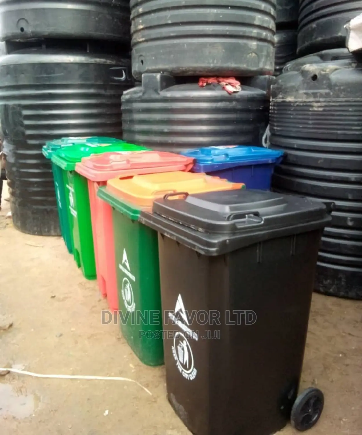 Wastebin/Wheeler 240litres,Geepee Water Tank Also Available