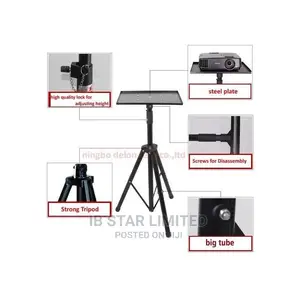 Portable Bracket Projector Stand Laptop Support Tripod