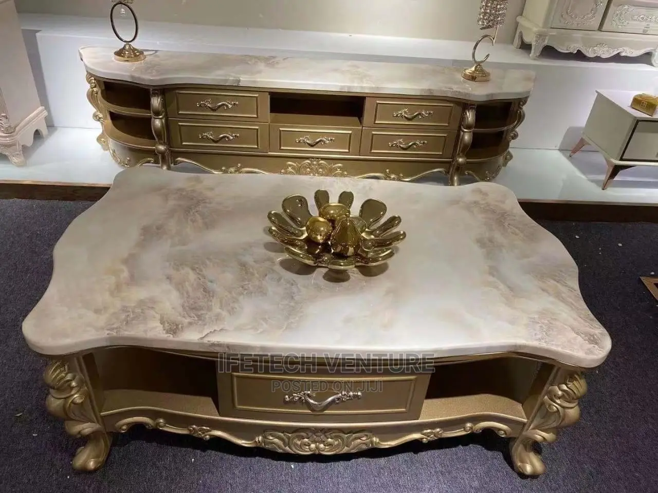 Executive Tv Stand With Center Table