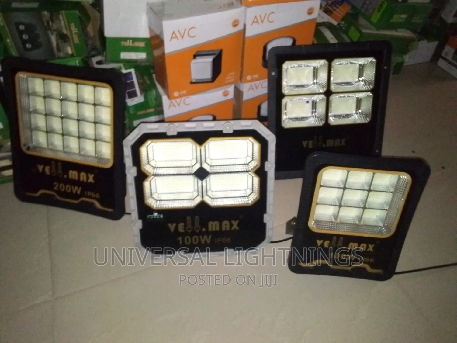 Vell Max 100w Solar Flood Light