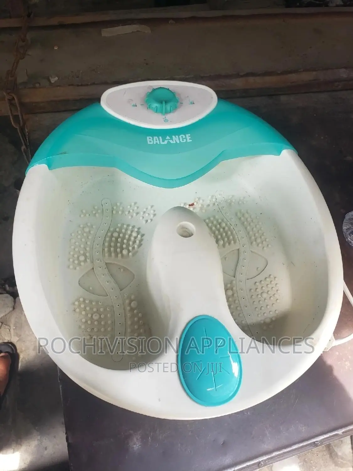 Pedicure Bowl Foot Massager Leg Rest Pedicure Machine Bubble