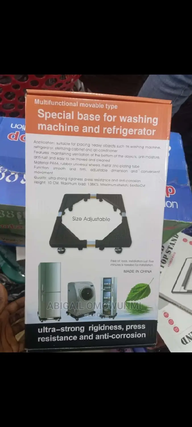 Mobile Washing Machine Fridge Stand Base